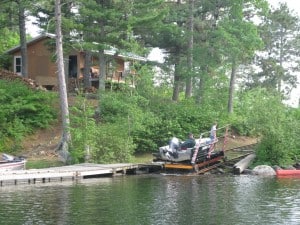 Boat Portage on the Clearwater-Pipestone Chain of Lakes