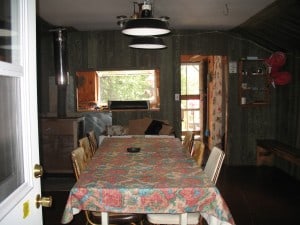 Cabin Interior At Hideaway Lodge