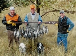 Grouse Hunters At Hideaway Lodge