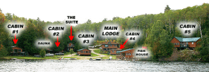 Cabin Layout At Hideaway Lodge