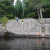 Cliff Jumping At Hideaway Lodge