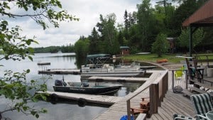 The dock at Main Camp