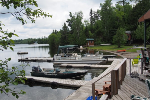 The dock at Main Camp